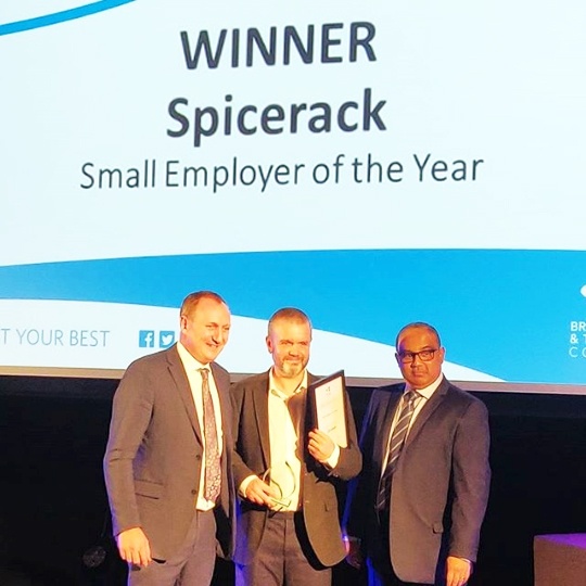 Spicerack - BTC Small Employer of the Year Award