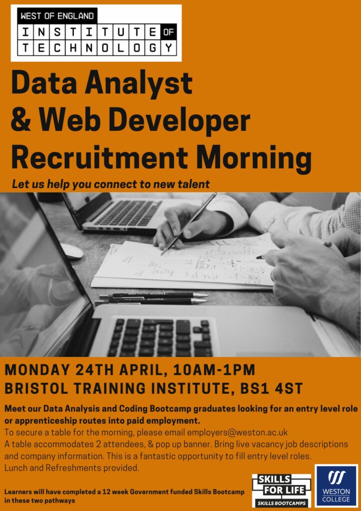 Data Analyst and Web Developer Recruitment Morning