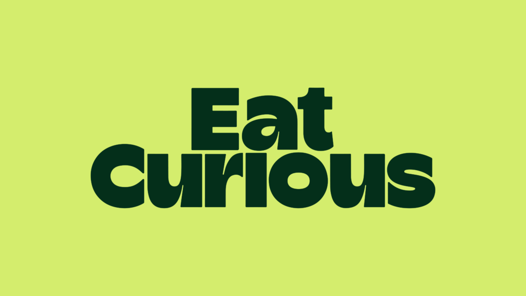 Fiasco Design’s new identity for plant-based food brand, Eat Curious, feeds curiosity and packs a punch. 
