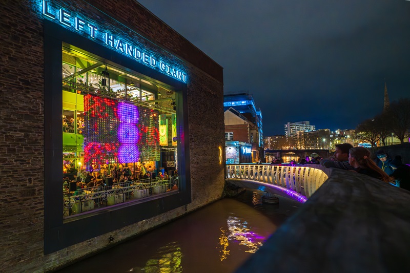 C-Scales by Bruce Munro Studio at Bristol Light Festival 2025 - Credit Andre Pattenden