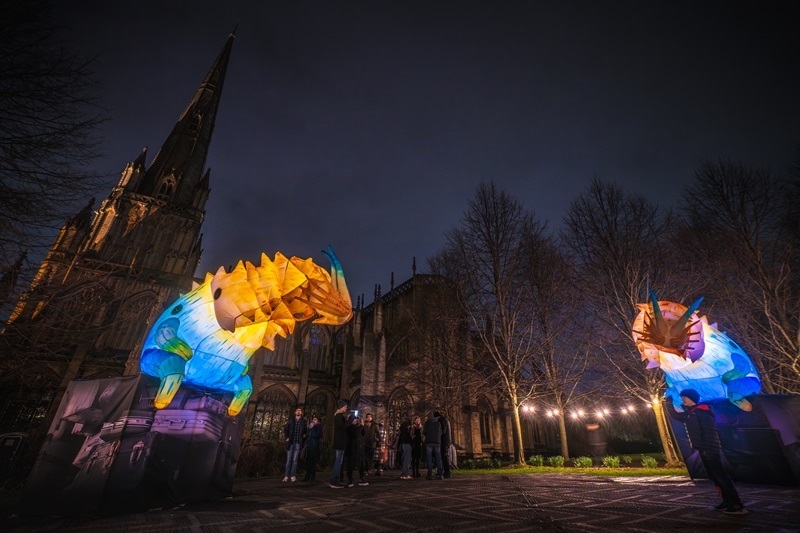 The Whilers by Air Giants at Bristol Light Festival 2024 - Credit Andre Pattenden 