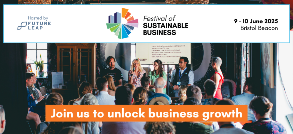Join the Festival of Sustainable Business 2025: Empowering Bristol's Creative Sector to Lead on Sustainable Practices