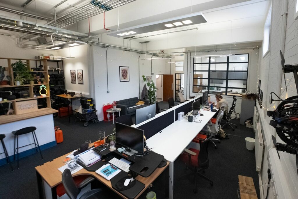Desk space available in shared creative studio in Easton.