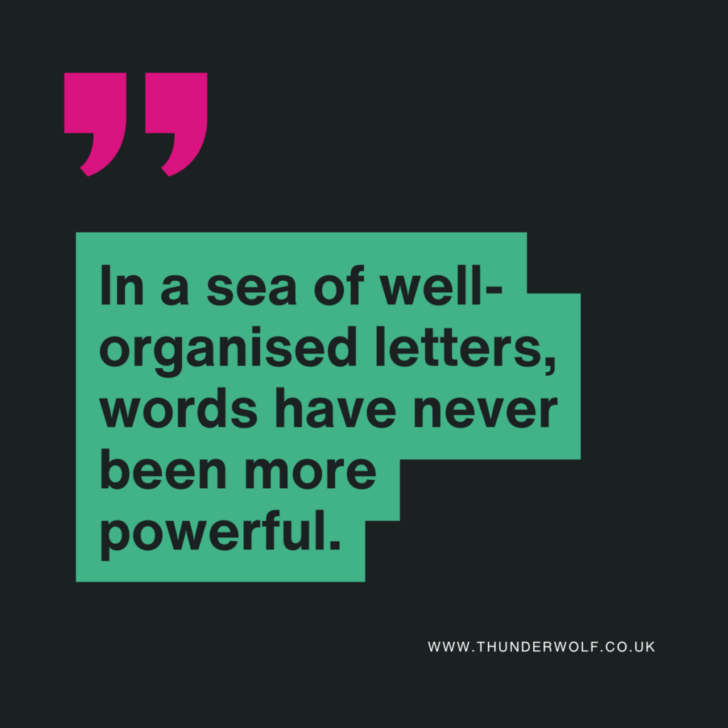 Effective content marketing starts with words