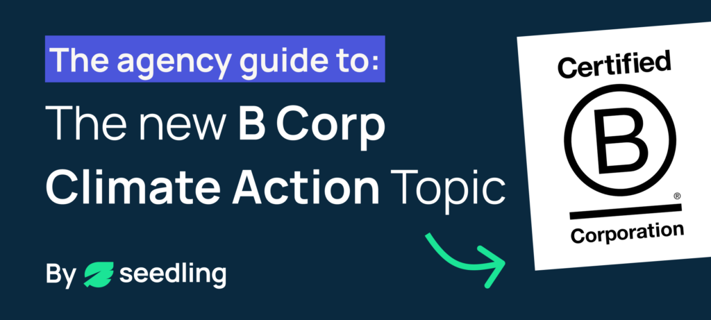 B Corp’s new Climate Action topic: a practical guide for digital agencies