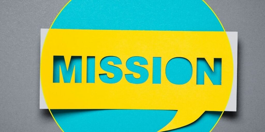 What is the difference between vision and mission?